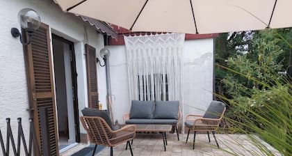 Family-friendly apartment with garden