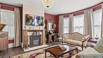 Smart TV, video games, music library, video library