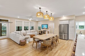 TV, fireplace, table tennis - Creamsicle Cottage: Newly Built | Saltwater Pool (Corolla)