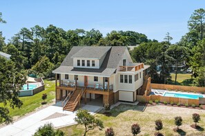 Exterior - Creamsicle Cottage: Newly Built | Saltwater Pool (Corolla)