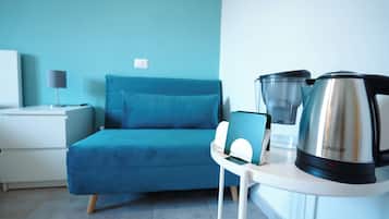Apartamento, 3 quartos | 3 quartos, cofres nos quartos, escrivaninha
