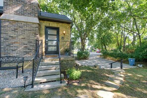 Exterior - Charming Broad Ripple home on the water, walk to everything! (Indianapolis)