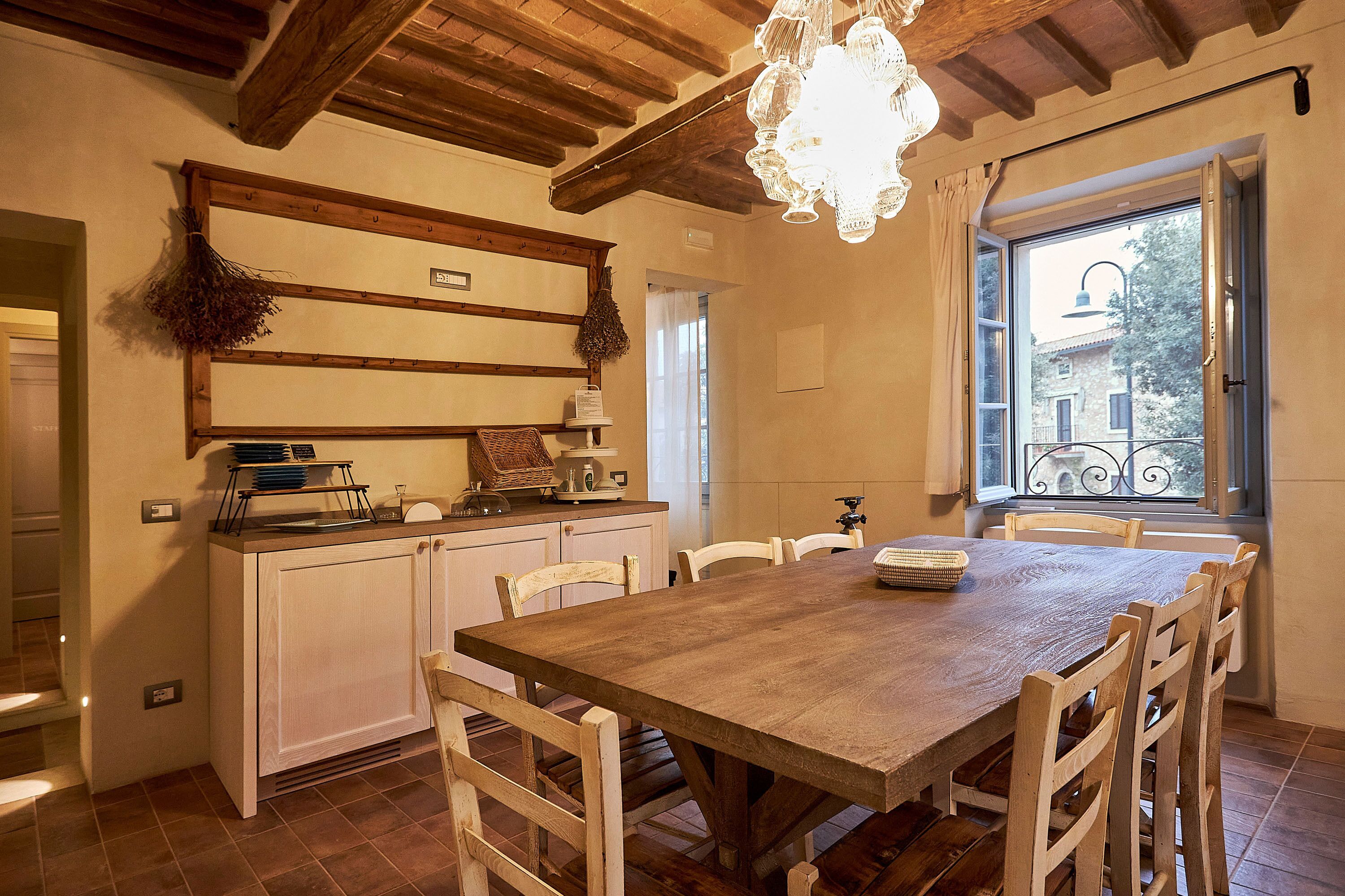 Fridge, stovetop, cookware/dishes/utensils