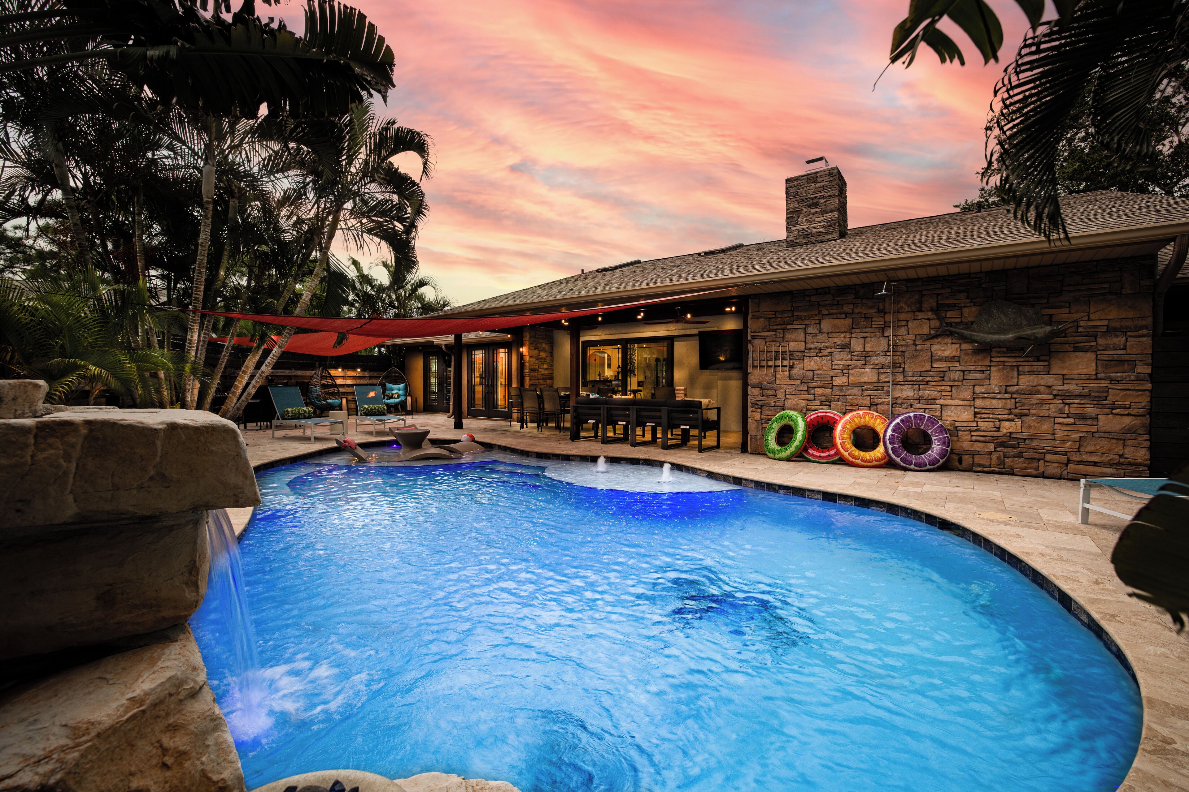 Außenpool, beheizter Pool