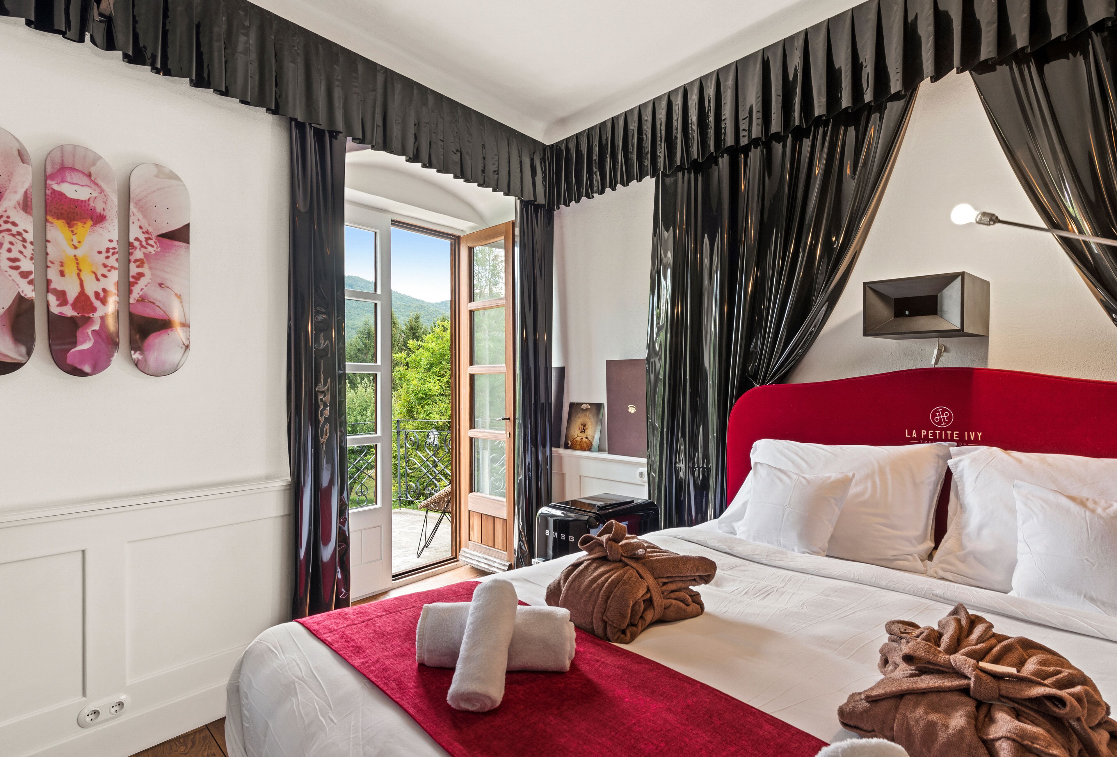 埃及棉床單、高級寢具、免費迷你吧、獨特裝潢