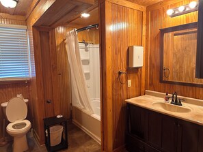 普通公寓, 2 間臥室, 湖景 | 浴室 | 吹風機、毛巾、肥皂、洗髮精