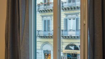 Vue sur la ville depuis l’hébergement