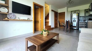 Living area - 402-c Nuevo, 4th floor, large private terrace (Bayahibe)