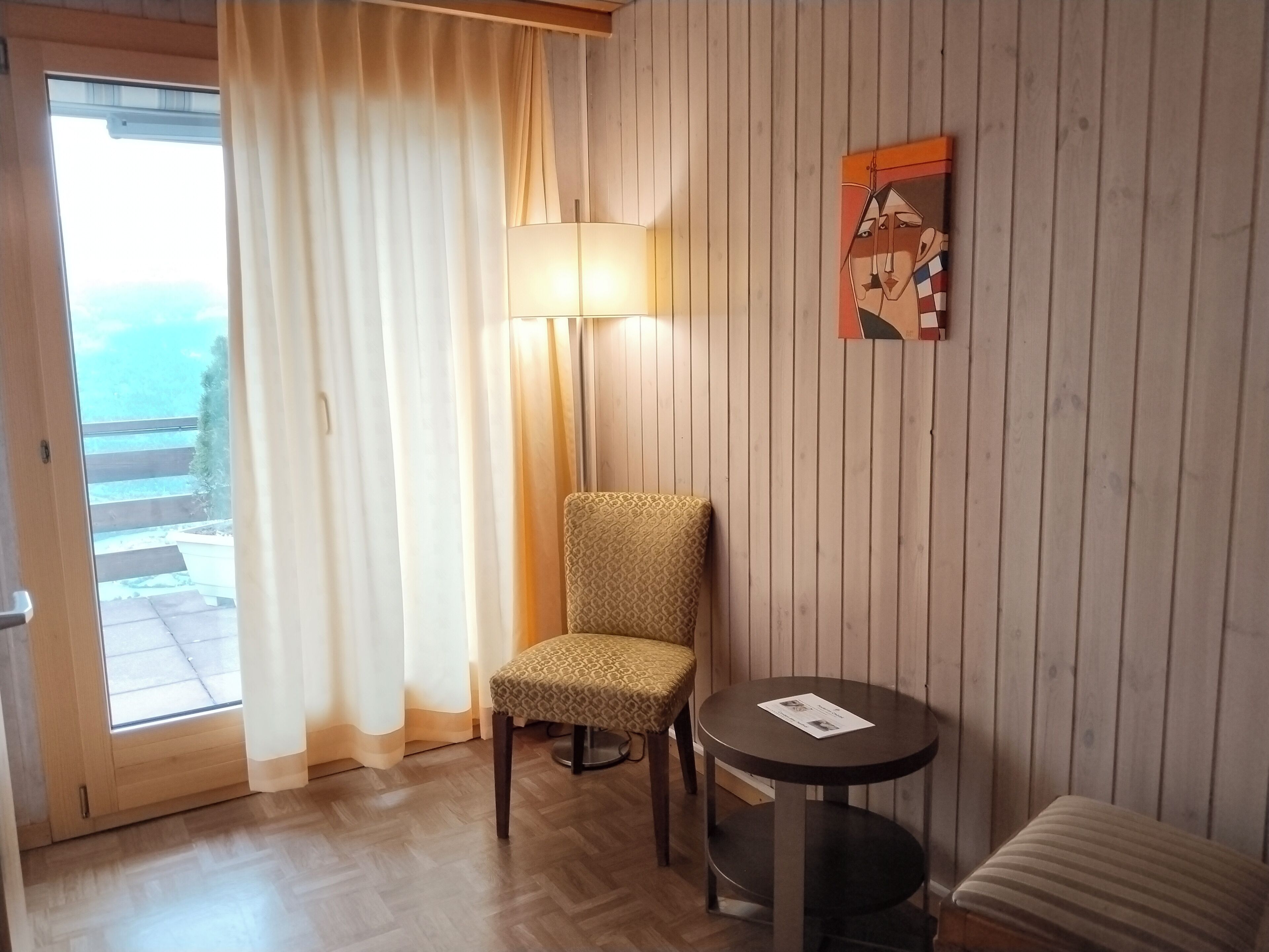 Deluxe-Doppelzimmer, Balkon, Bergblick | Bettwäsche aus ägyptischer Baumwolle, hochwertige Bettwaren