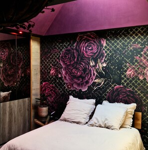 Loft Mewah, patio | 1 kamar tidur, tirai kedap cahaya, kedap suara, dan setrika/meja setrika