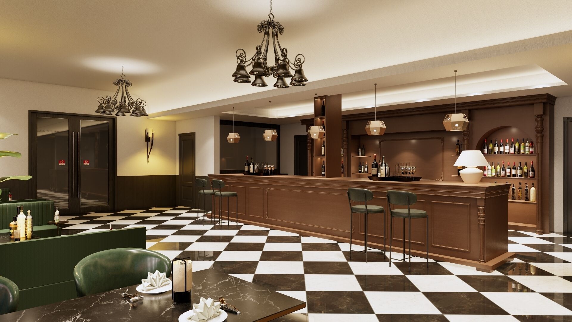 Bar (in der Unterkunft)