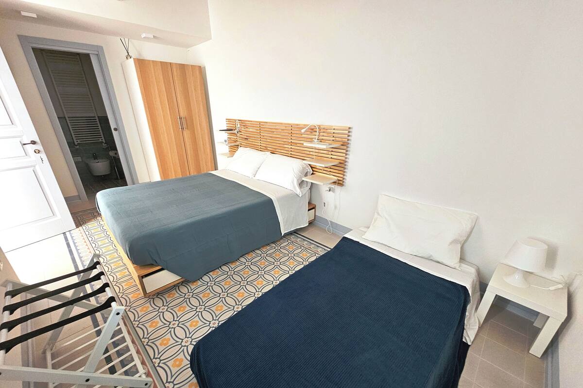 Triple Room, 1 Double Bed with Sofa bed, Non Smoking, Private Bathroom | In-room safe, blackout drapes, WiFi (free)
