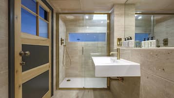 Soap, shampoo, toilet paper