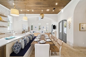 Dining - Dreamy retreat—5-min to beach, private pool, LSV, & home theater | Sleeps 20! (Seagrove Beach)