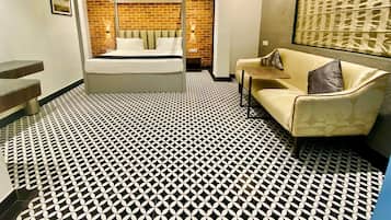 Luxury Double Room, City View | Desk, laptop workspace, free WiFi