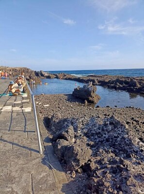Sun loungers, beach towels