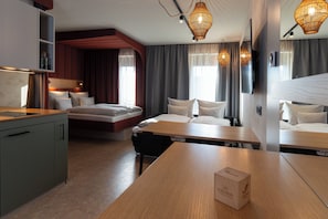 1 chambre, coffres-forts dans les chambres, Wi-Fi gratuit, draps fournis