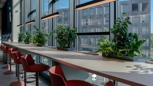 Sitteområde i lobbyen