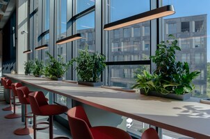 Siddeområde i lobbyen