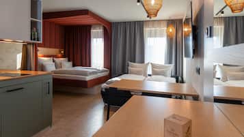 Club House für 6 Personen | Cofres nos quartos, Wi-Fi de cortesia, roupa de cama