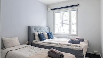 1 habitación, ropa de cama de alta calidad y cortinas blackout