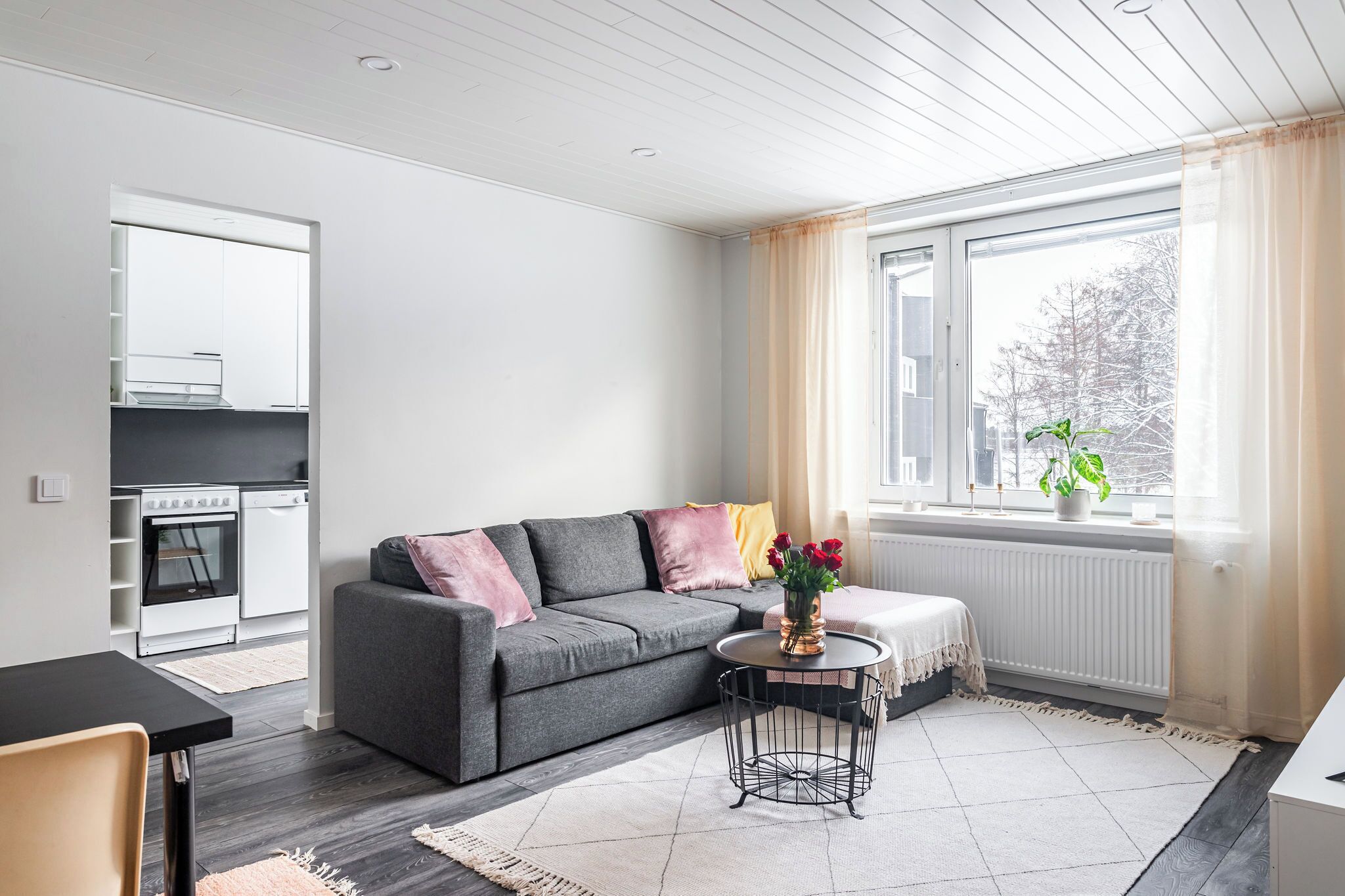 Comfort-Apartment | Wohnbereich | Flachbildfernseher