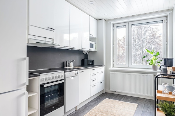 Comfort-lejlighed | Privat køkken | Kaffe-/temaskine, elkedel