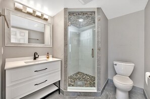 Towels, soap, shampoo