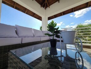 Terrace/patio - 301-P Novelty, studio with private Jacuzzi. (Bayahibe)