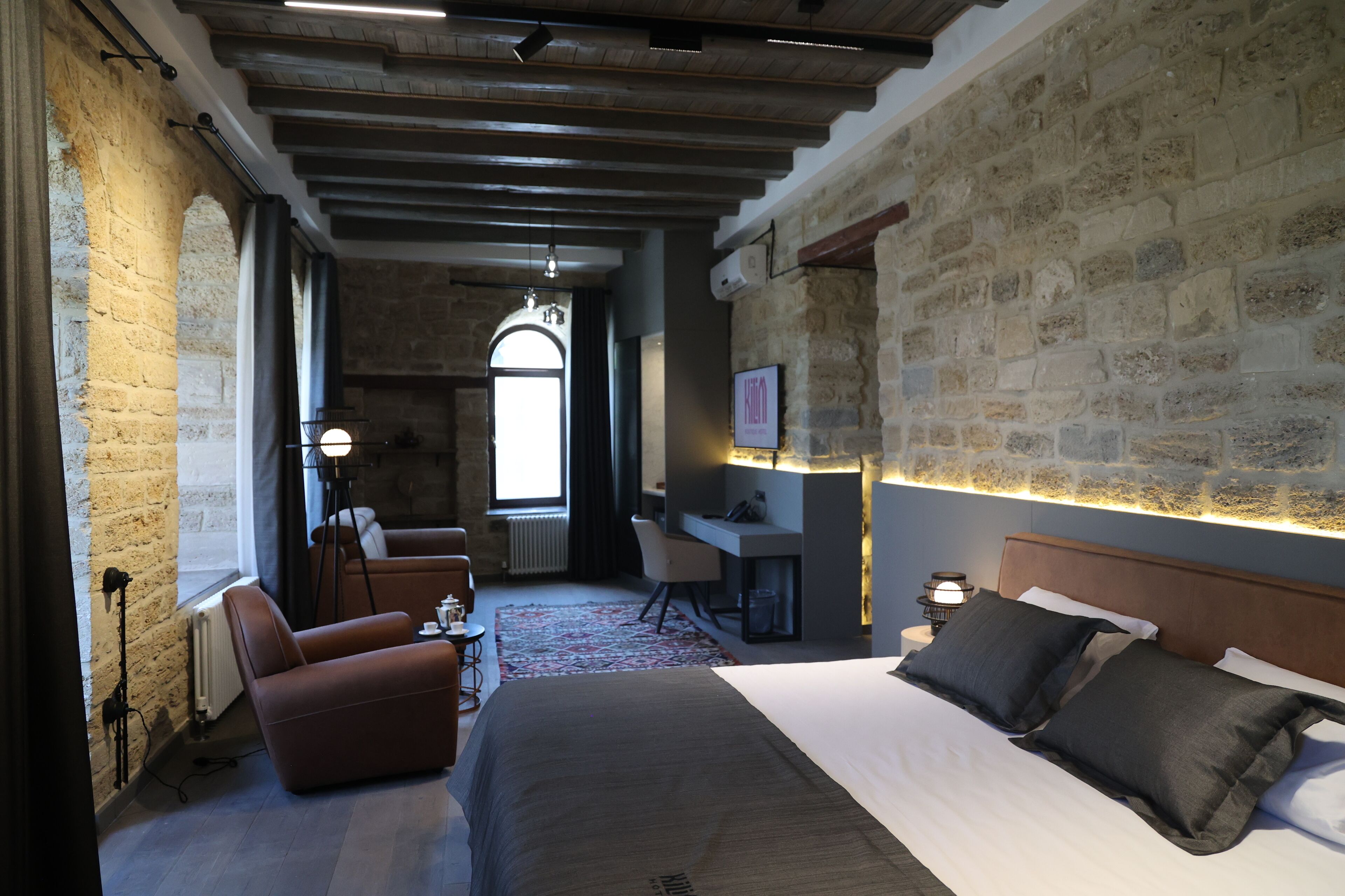 エグゼクティブ ダブルルーム 禁煙 バルコニー | セーフティボックス (室内)、デスク、遮光カーテン、防音設備