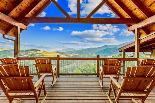 Skyline Splendor Luxe Retreat With Breathtaking Views Over Downtown Gatlinburg