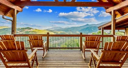 Skyline Splendor Luxe Retreat With Breathtaking Views Over Downtown Gatlinburg