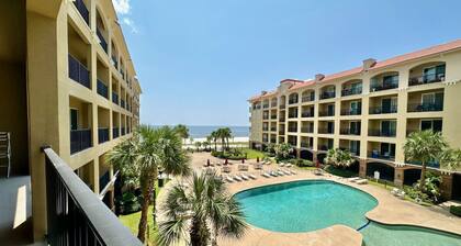 #523 2 bed poolside unit with majestic beach views