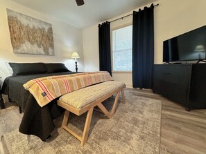 2 bedrooms, bed sheets