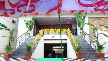 Fassade der Unterkunft