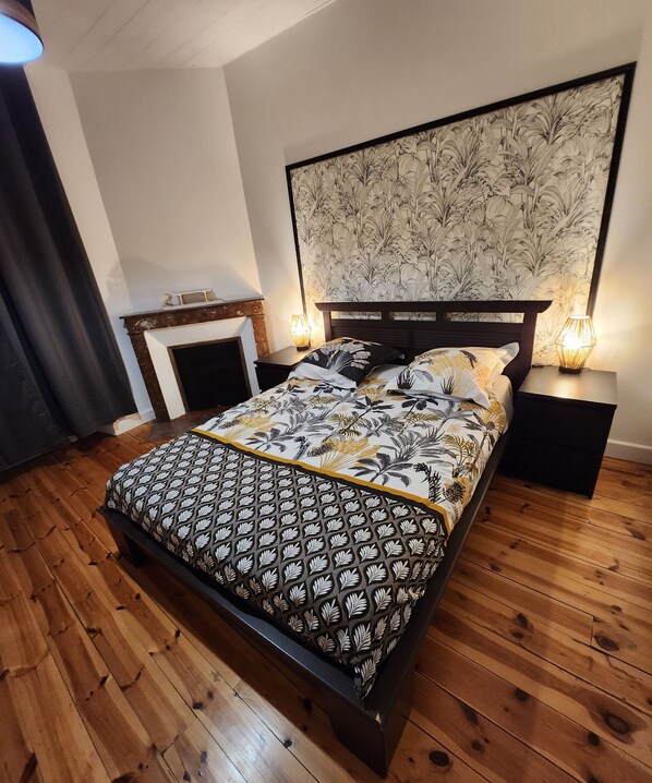 2 chambres, Wi-Fi, literie fournie