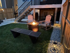 Terrace/patio - Southern Horizons | Mini Nordic Spa | Fenced Yard (Cochrane)