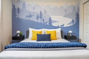 1 bedroom, travel cot, free WiFi, bed sheets