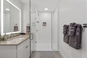 Hair dryer, towels - Outstanding Amenities-New Complex- Downtown Luxury (Salt Lake City)