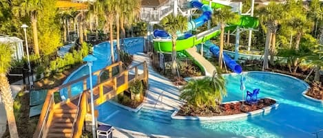 Una piscina riscaldata