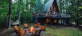 A-frame w/ sauna near Whiteface & Lake Placid, NY

