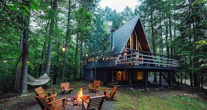 A-frame w/ sauna near Whiteface & Lake Placid, NY