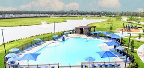 Pool - Modern 3br/2ba with 3 king beds · Pool · Pets OK! (Patton Village)