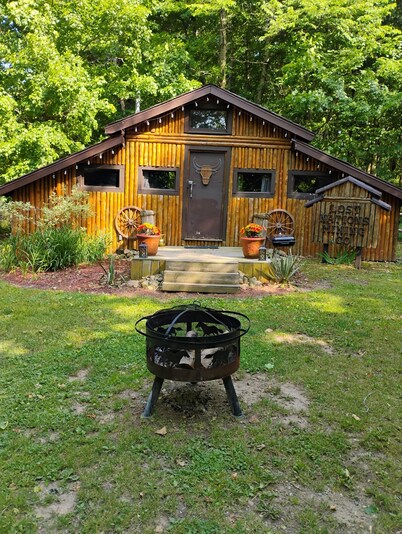 Lost Nations Cowboy Town Mining Company Cabin   