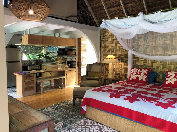 2 bedrooms, in-room safe, iron/ironing board, travel crib