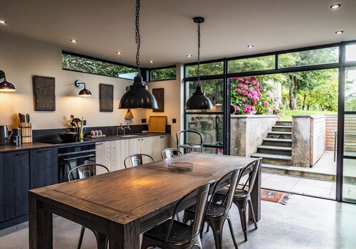 A character cottage with a contemporary glass extension, in the heart of Newport