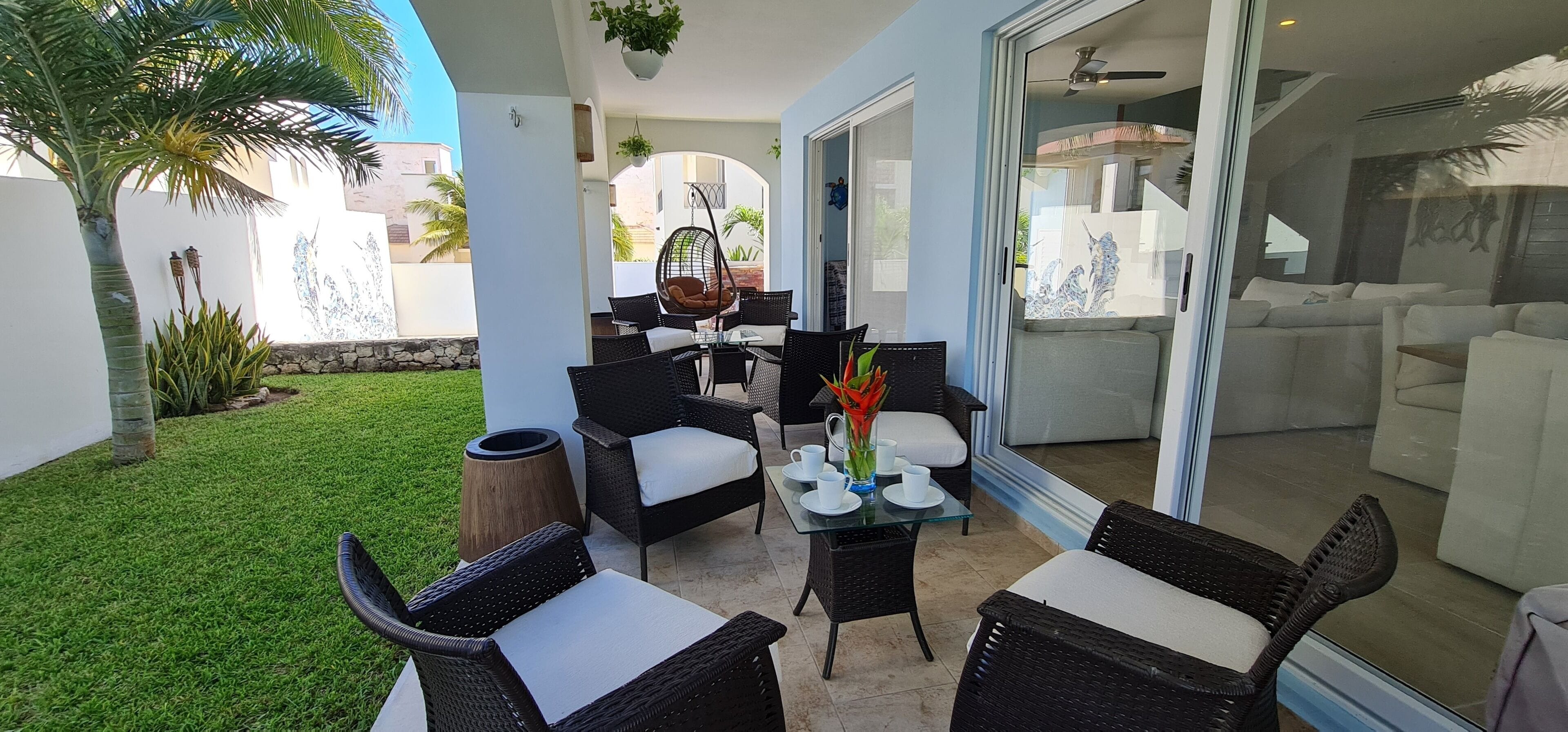 Villa Familiale, 4 chambres, piscine privée | Terrasse/Patio