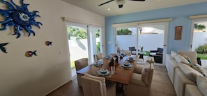 Family Villa, 4 Bedrooms, Private Pool | Dining room - CASA REYES Stunning Rooftop Oceanview (Isla Mujeres)
