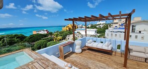 Familievilla, 4 soverom, privat basseng | Terrasse/patio