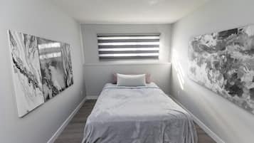 3 bedrooms, iron/ironing board, WiFi, bed sheets